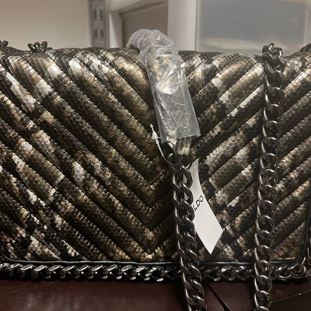 ALDO snake skin print purse BRAND NEW